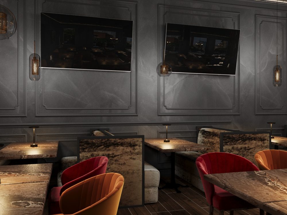 Left booth